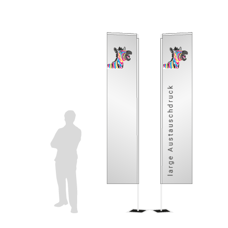 Beachflag Rechteck