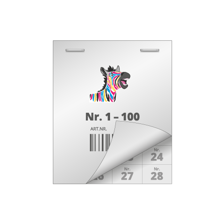 Gewinnaufklebenummern